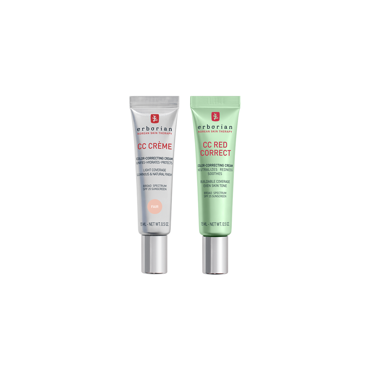 view 1/5 of CC Cream Fair CC Red Correct Travel Size Duo, , large